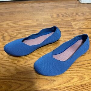Frank Mully JS010 Blue Women's Flats